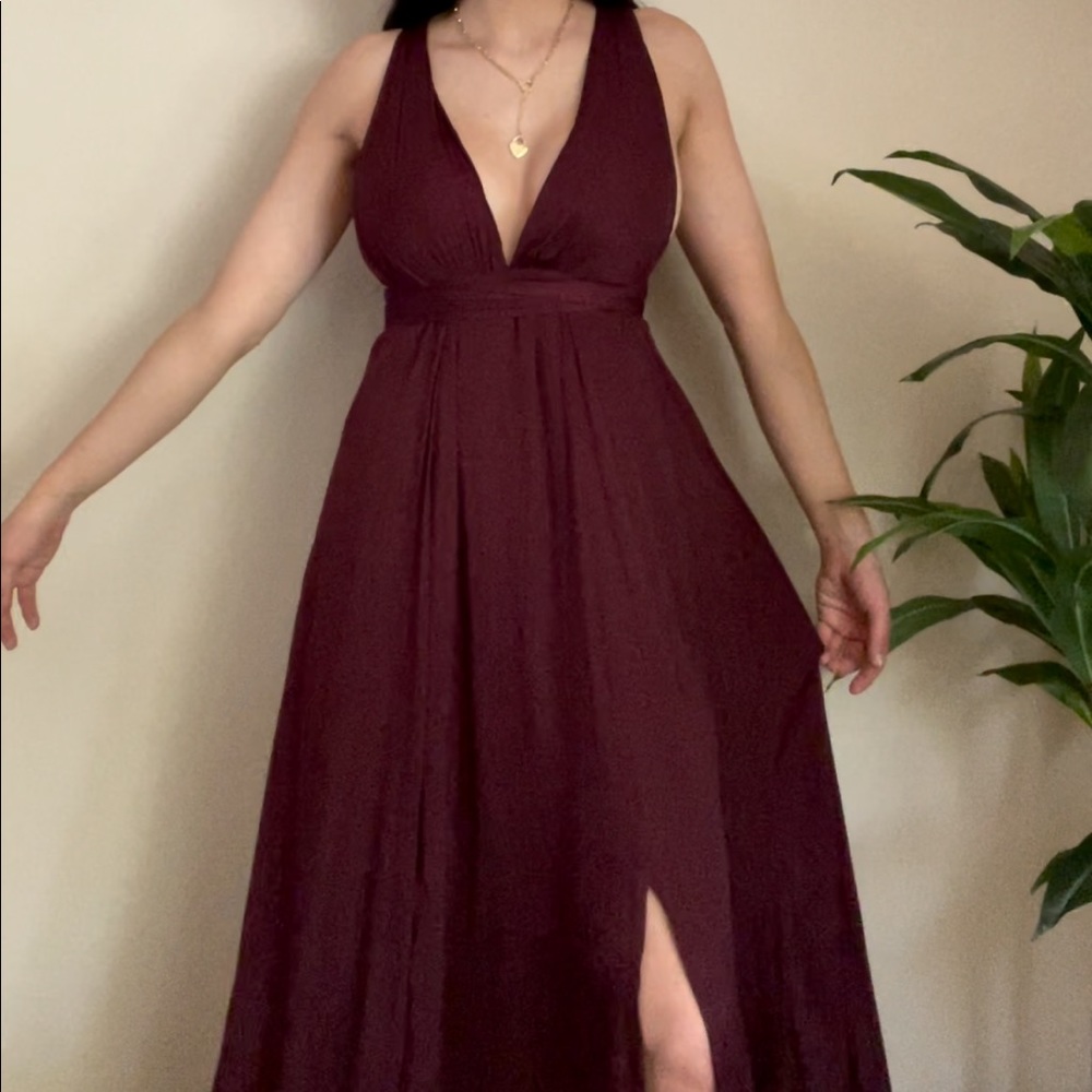 BOGO 50% OFF Maroon maxi dress